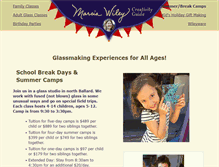 Tablet Screenshot of marciawiley.com